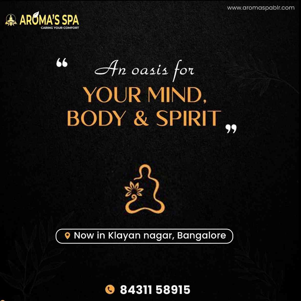 Body massage in Kalyan Nagar in Aromaspa Bengaluru, India
